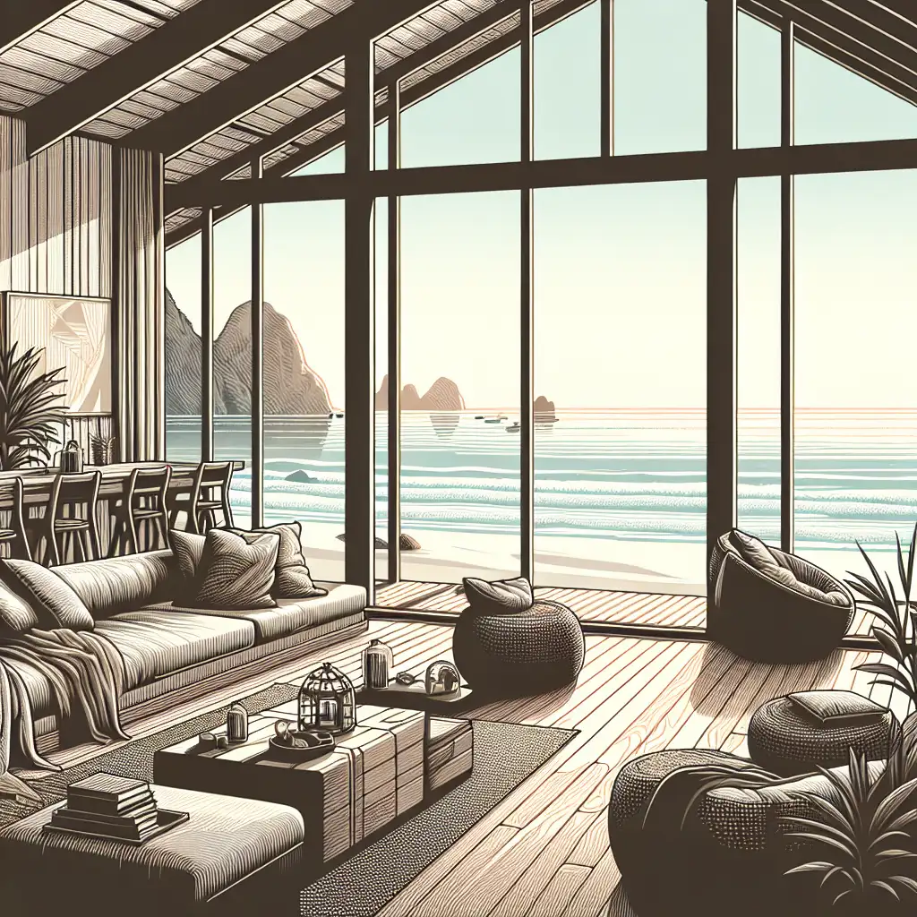 Akomodasi Nyaman dengan Pemandangan Laut