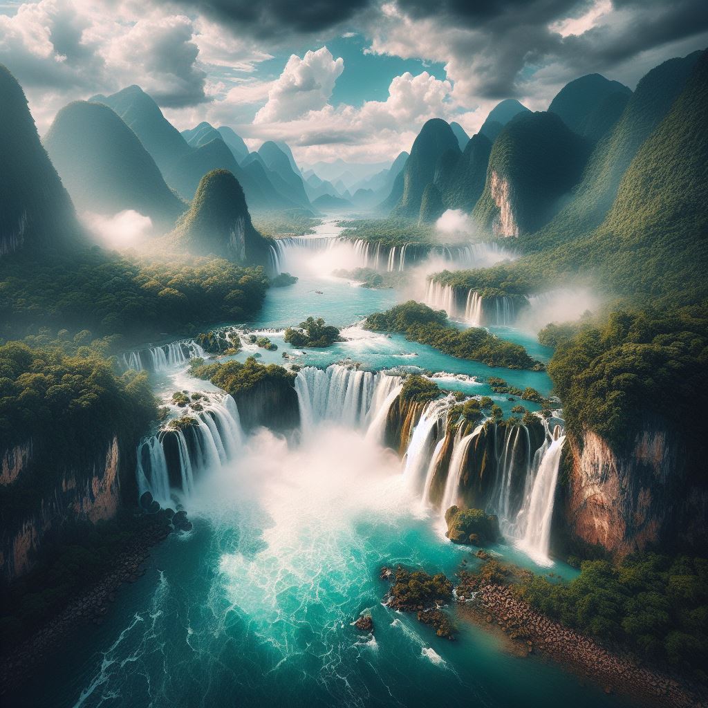 Air Terjun Detian Falls
