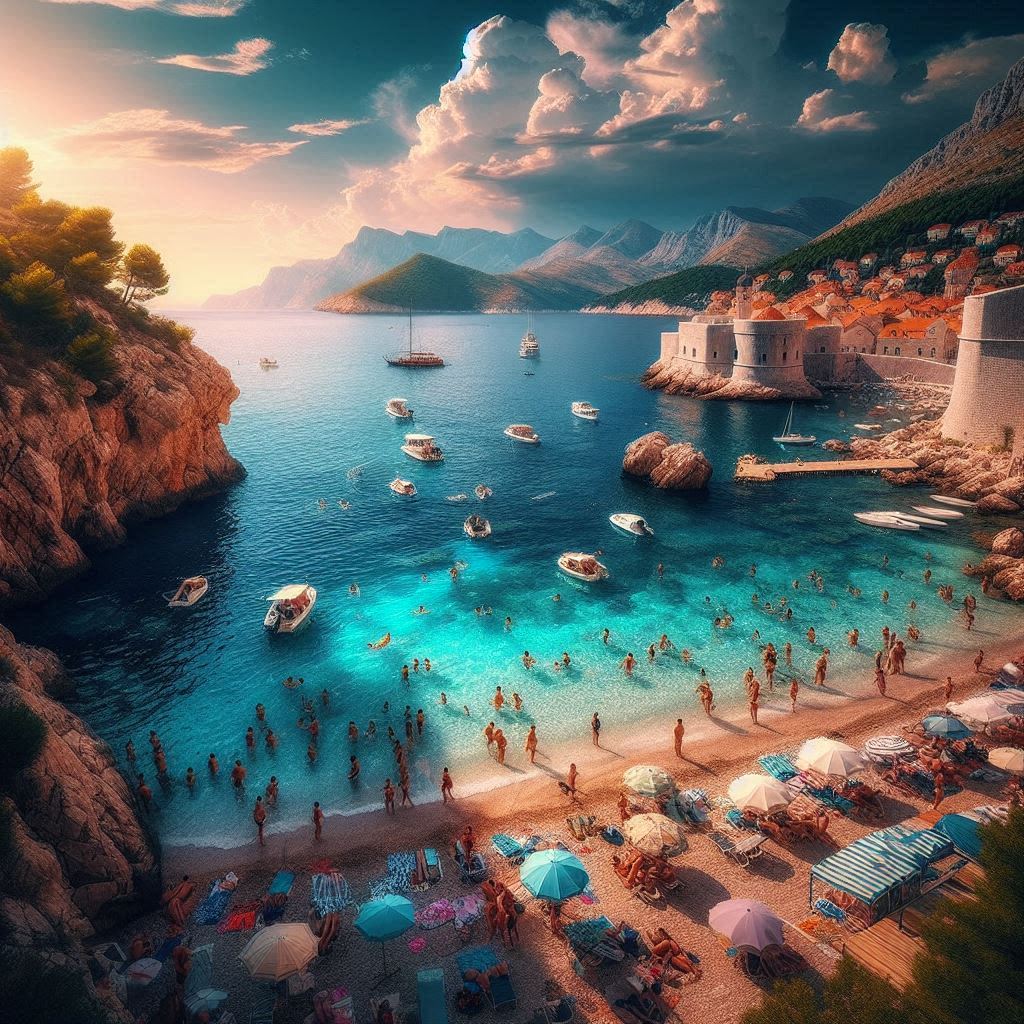 Pantai Banje Dubrovnik