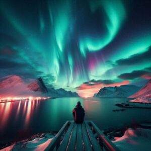 Melihat Aurora Norwegia