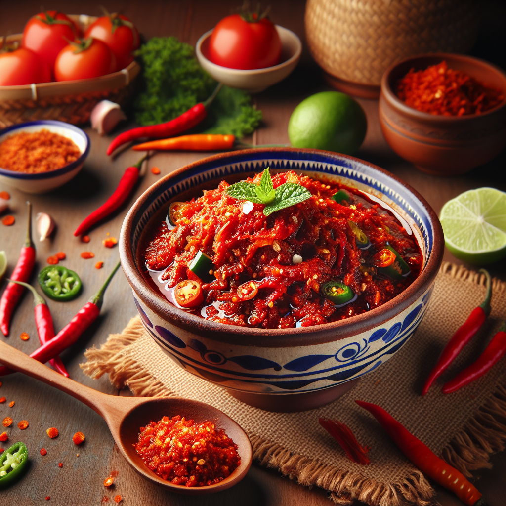 Sambal Terasi: Pedasnya Makanan Indonesia