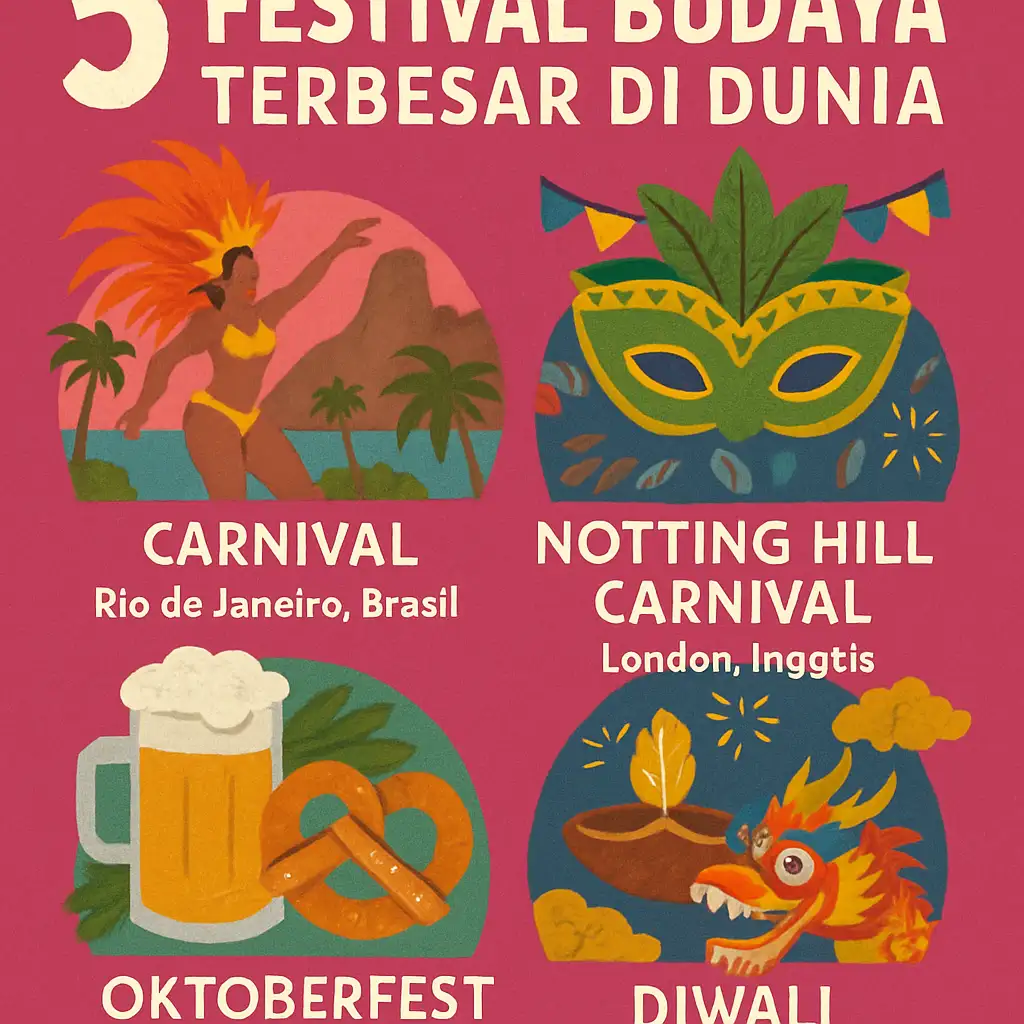 5 Festival Budaya Terbesar di Dunia