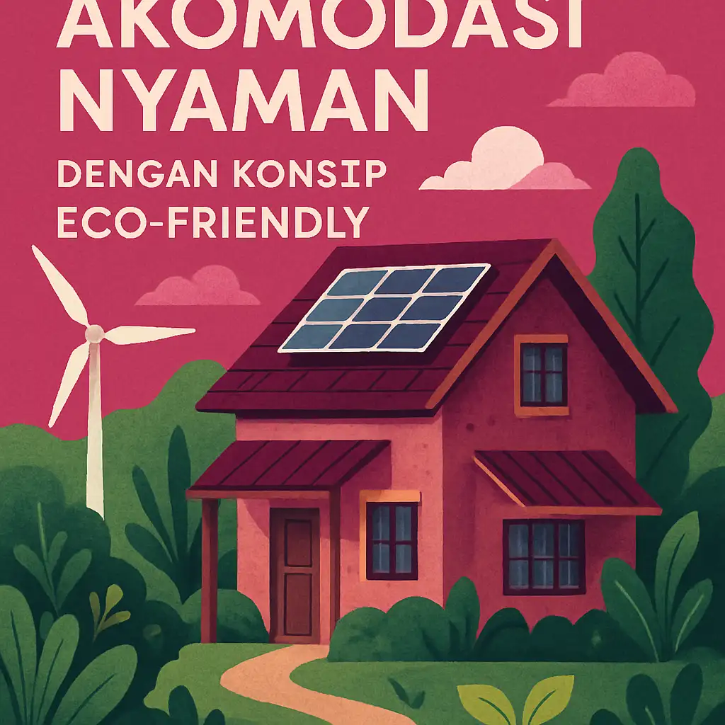 Akomodasi Nyaman dengan Konsep Eco-Friendly